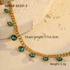 One Size / NMSB-E659-3 round Green Zircon