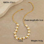 One Size / NMSN-J354-1 Starfish Necklace