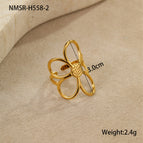 One Size / Gold Flower Ring