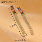 One Size / Gold-Colorful Crystals