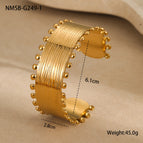 One Size / NMSB-G249-1 Brushed Bracelet