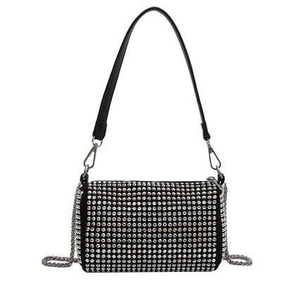 Fancy Rhinestone Bag | New Arrival Tide Fashion Underarm Bag & Full Diamond Crystal Handbag (Female Summer Crossbody)