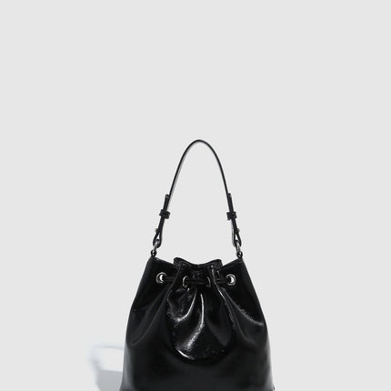 Trendy Rivet Cutout Messenger HandBag Purse