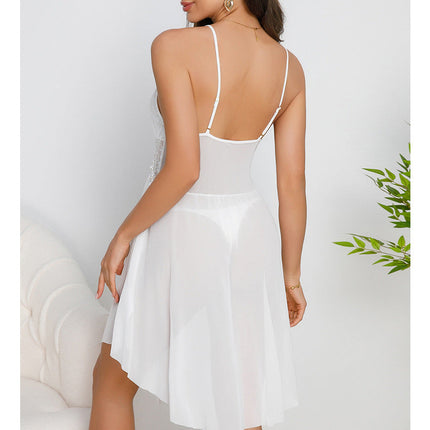 Mesh Nightgown Sleepwear Pajamas for Women