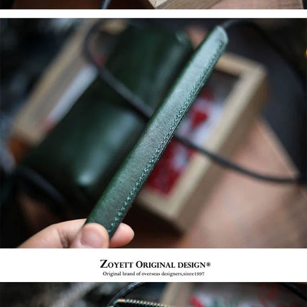 Genuine Leather Retro Portable Phone Bag | New Top Layer Cowhide Crossbody for Women (Pure Color)