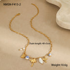 One Size / White Pearl Necklace