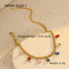 One Size / NMSB-E658-1 Water Drop Color Zircon