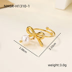 One Size / Butterfly Pearl Ring