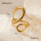 One Size / NMSR-G244-2 Irregular Ring