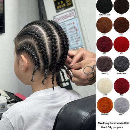 Reggae African Black Dreadlocks | 65cm South Korea Protein Filament Dreadlocks (Human Hair & Synthetic Blend, Bleaching & Dyeing)