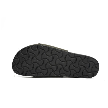 Olive Green Single - Strap Slides