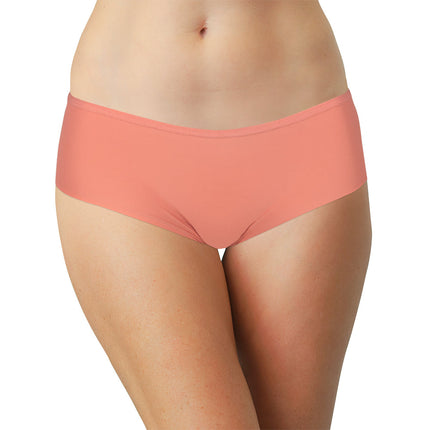 Pink Laser Cut Hipster with Mesh Back