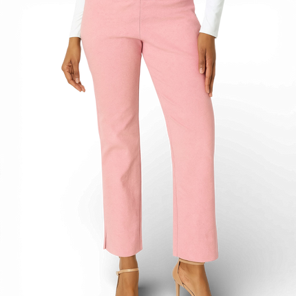 Krazy Larry P600 Pull on Wide Ankle Pant - Baby Pink