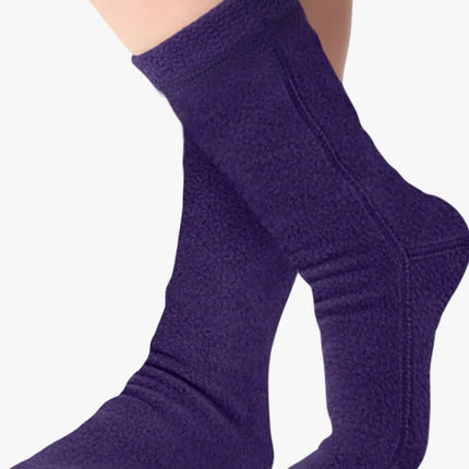 Polar Feet Fleece Socks - Purple Rain