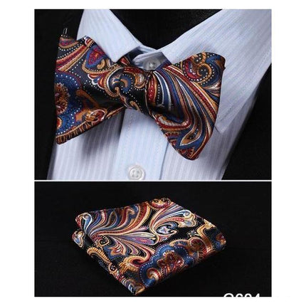 Paisley Bow Ties & Handkerchiefs Collection - Multiple Styles