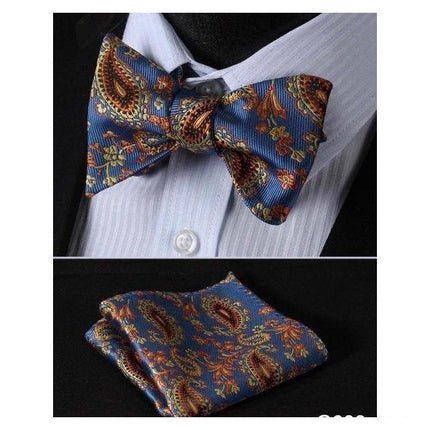Paisley Bow Ties & Handkerchiefs Collection - Multiple Styles