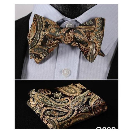 Paisley Bow Ties & Handkerchiefs Collection - Multiple Styles