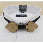 Double heart bow tie