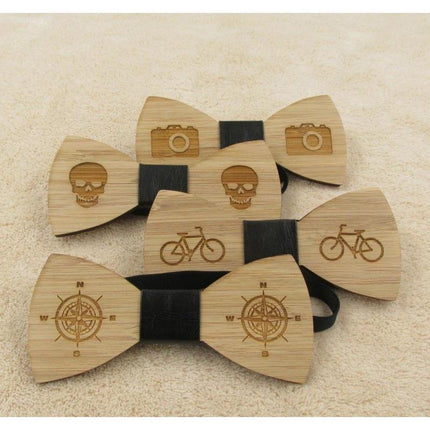 Party Collection #3 Wooden Bow Ties - 4 Styles