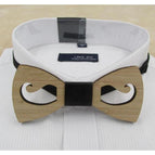 Mustache cut bow tie