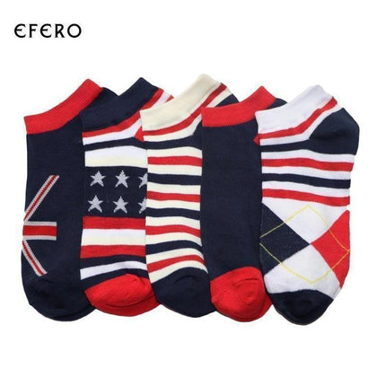Patriotic USA Collection Ankle Socks - 5 Colors & Styles