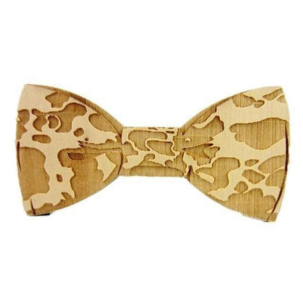 Pattern Collection Wooden Bow Ties - 7 Styles