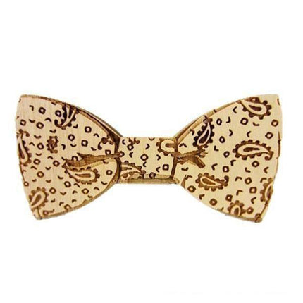 Pattern Collection Wooden Bow Ties - 7 Styles