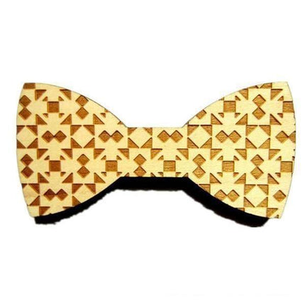 Pattern Collection Wooden Bow Ties - 7 Styles