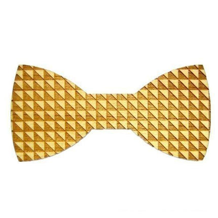 Pattern Collection Wooden Bow Ties - 7 Styles