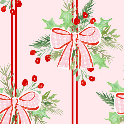 Ribbon & Holly (Twirl Dress)