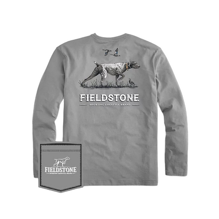 Fieldstone Long Sleeve Pointer Tee