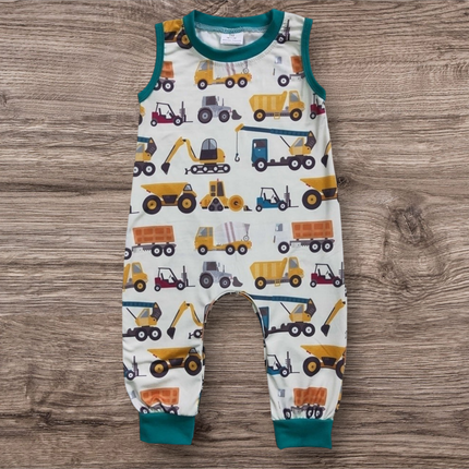 Trucks Sleeveless Romper