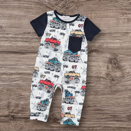 Mud Mayhem Boy Romper