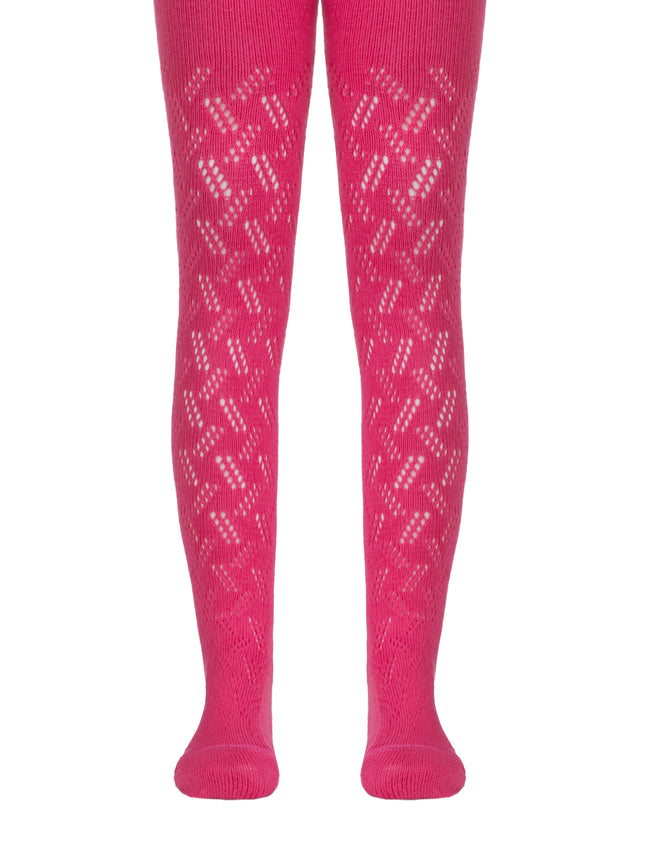 #7С-80СП(265) - Miss Conte-Kids Openwork Cotton Tights For Girls 0/12m.-12/24m.