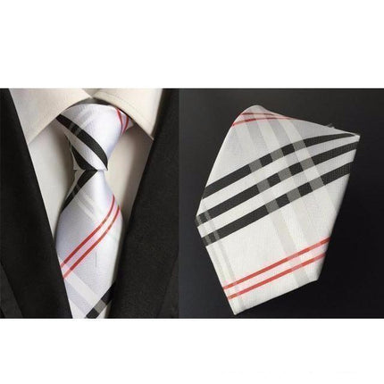 Plaid/Polka Collection Wide Neckties - 18 Colors & Styles