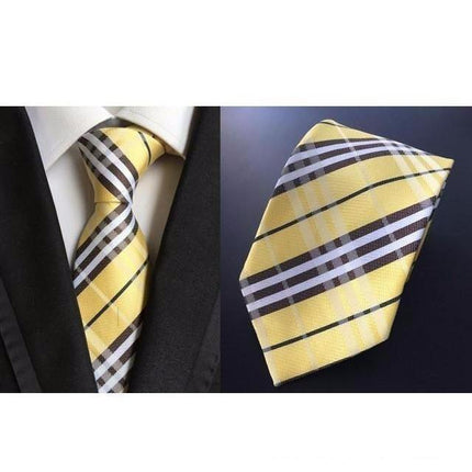 Plaid/Polka Collection Wide Neckties - 18 Colors & Styles