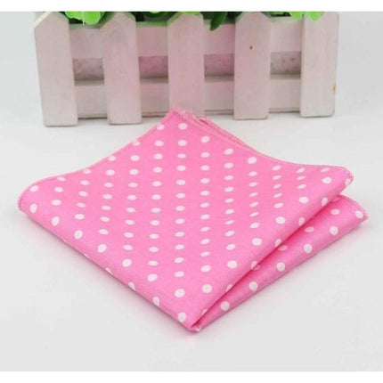 Polka Collection Pocket Squares - 20 Colors & Styles