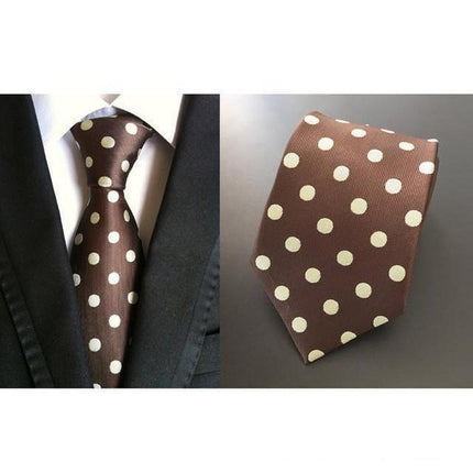 Polka Dot Collection Wide Neckties - 8 Colors