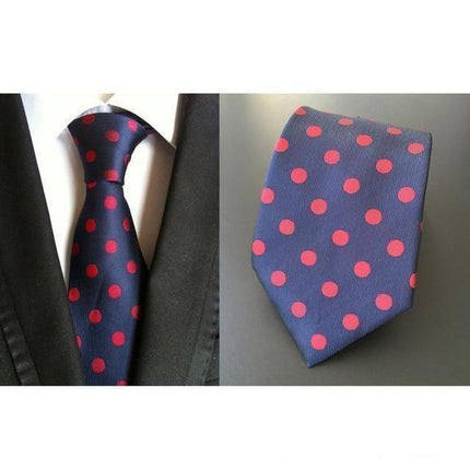 Polka Dot Collection Wide Neckties - 8 Colors