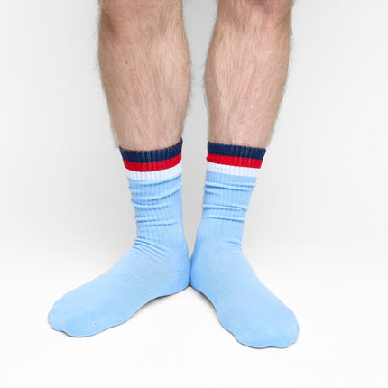 Powder 3 Stripe Crew Socks
