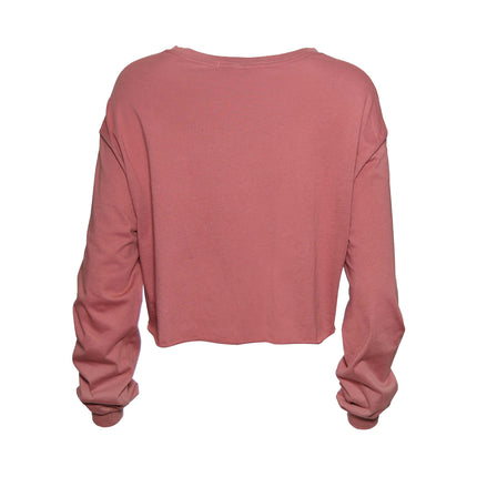 Powerful Mauve Cropped Top