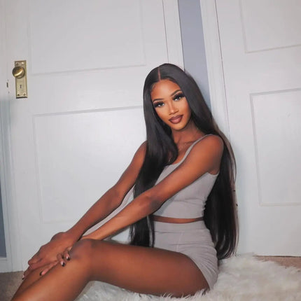 Pre Cut | No Glue | Bone Straight | Glueless | Human Hair | Brazilian |  Ready To Wear | Preplucked