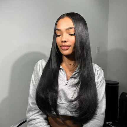 Pre Cut | No Glue | Bone Straight | Glueless | Human Hair | Brazilian |  Ready To Wear | Preplucked