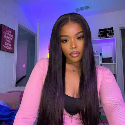 Pre Cut | No Glue | Bone Straight | Glueless | Human Hair | Brazilian |  Ready To Wear | Preplucked