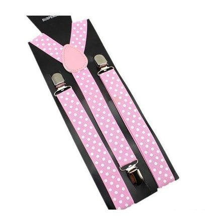Pretty Polka Dot Collection Suspenders - 8 Colors