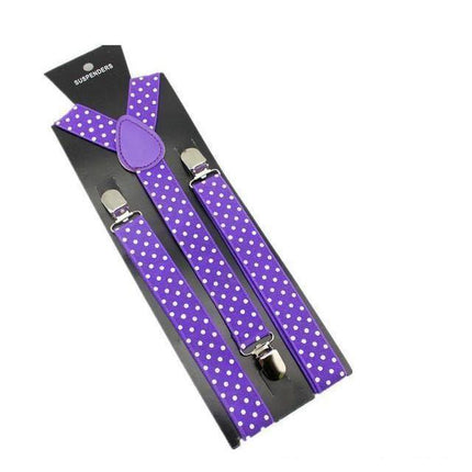 Pretty Polka Dot Collection Suspenders - 8 Colors