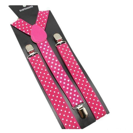 Pretty Polka Dot Collection Suspenders - 8 Colors