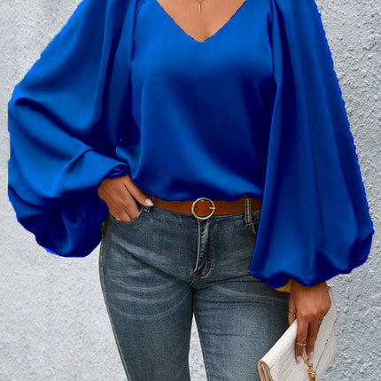 Lantern Sleeve Blouse