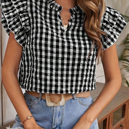Gingham blouse