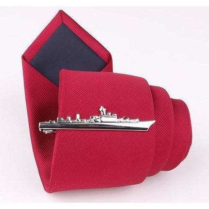 Quirky Collection Silver Tie Bars/Clips - 11 Styles